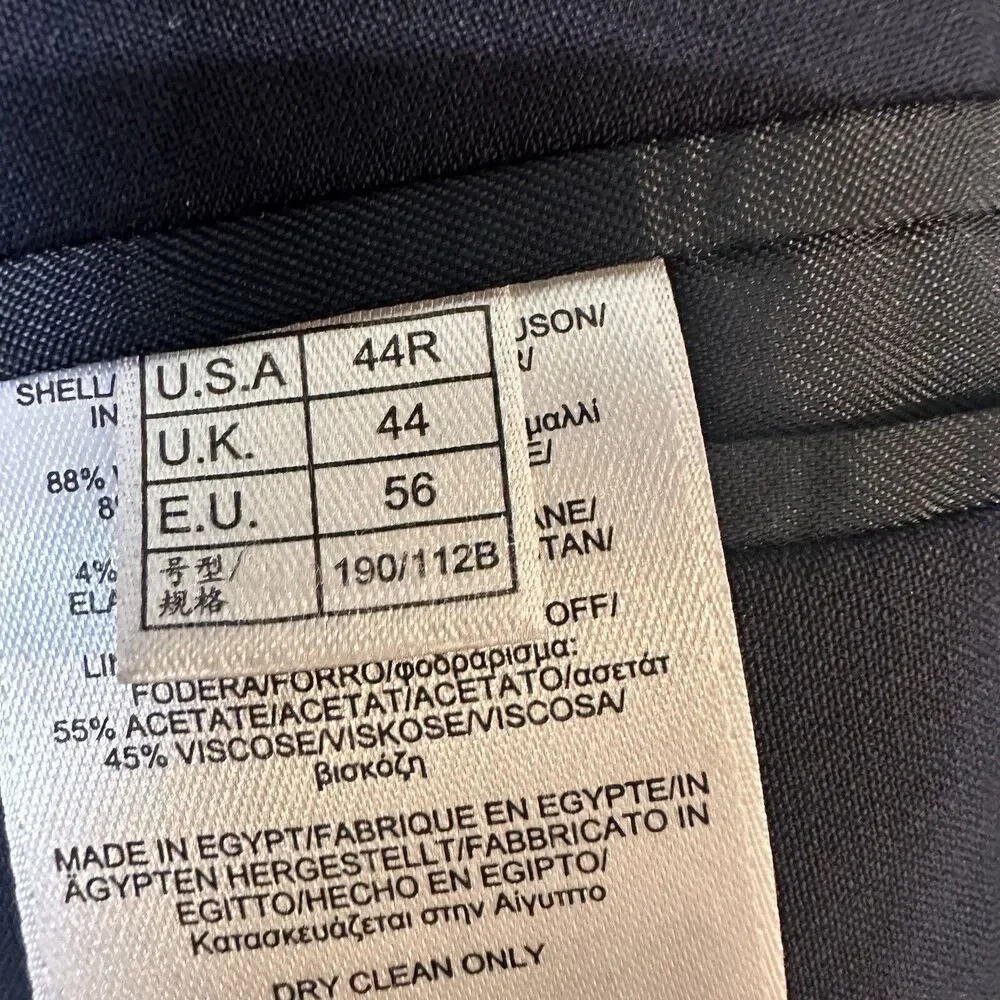 Brooks Brothers Explorer Madison Fit Blazer,Sport Jacket Navy Men’s Size 44R